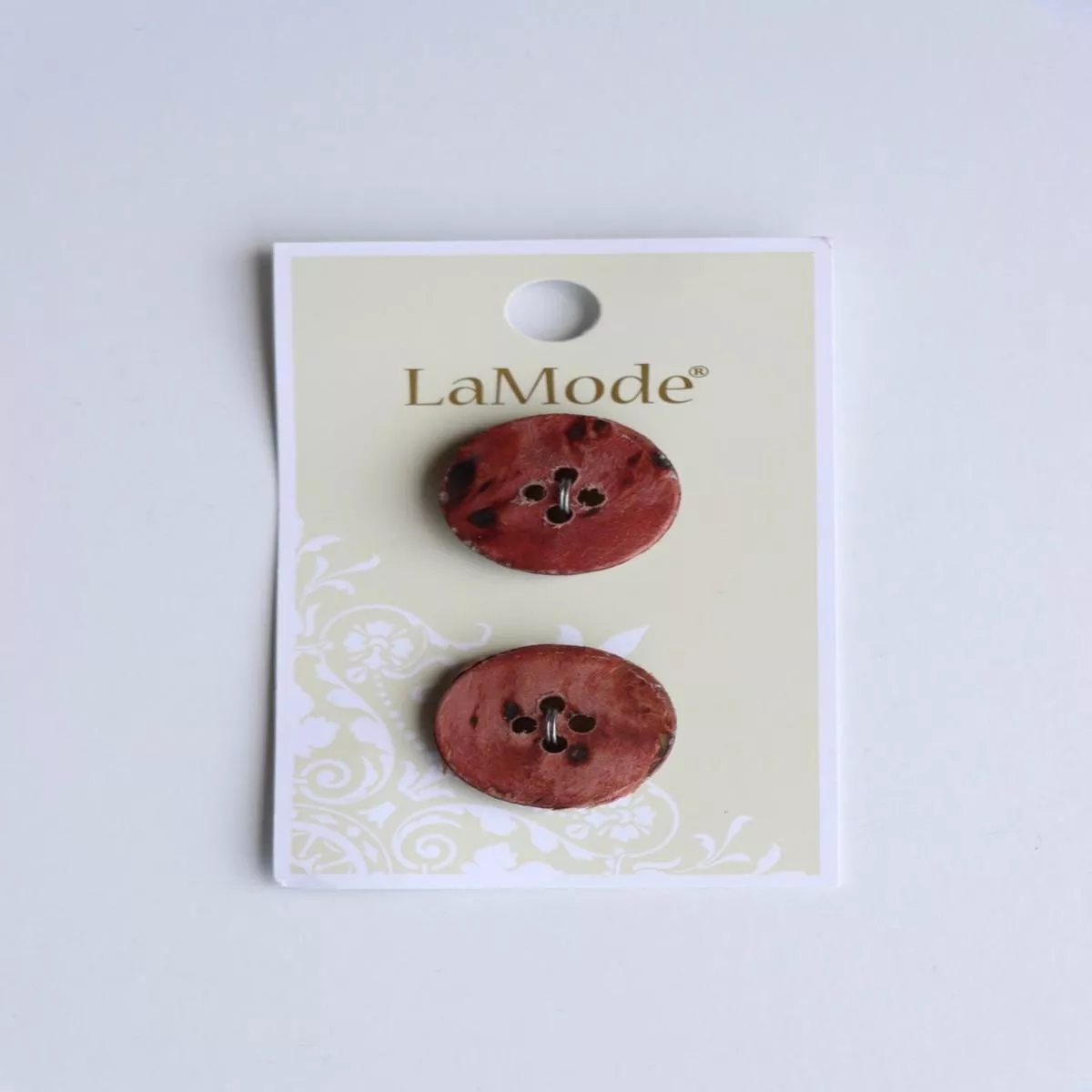 1-2-red-wood-buttons-lamode 1/2″ Red Wood Buttons | LaMode