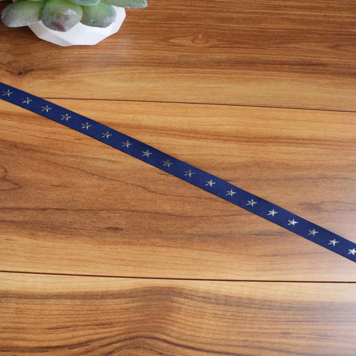 1-2-woven-navy-silver-star-tape 1/2″ Woven Navy/Silver Star Tape