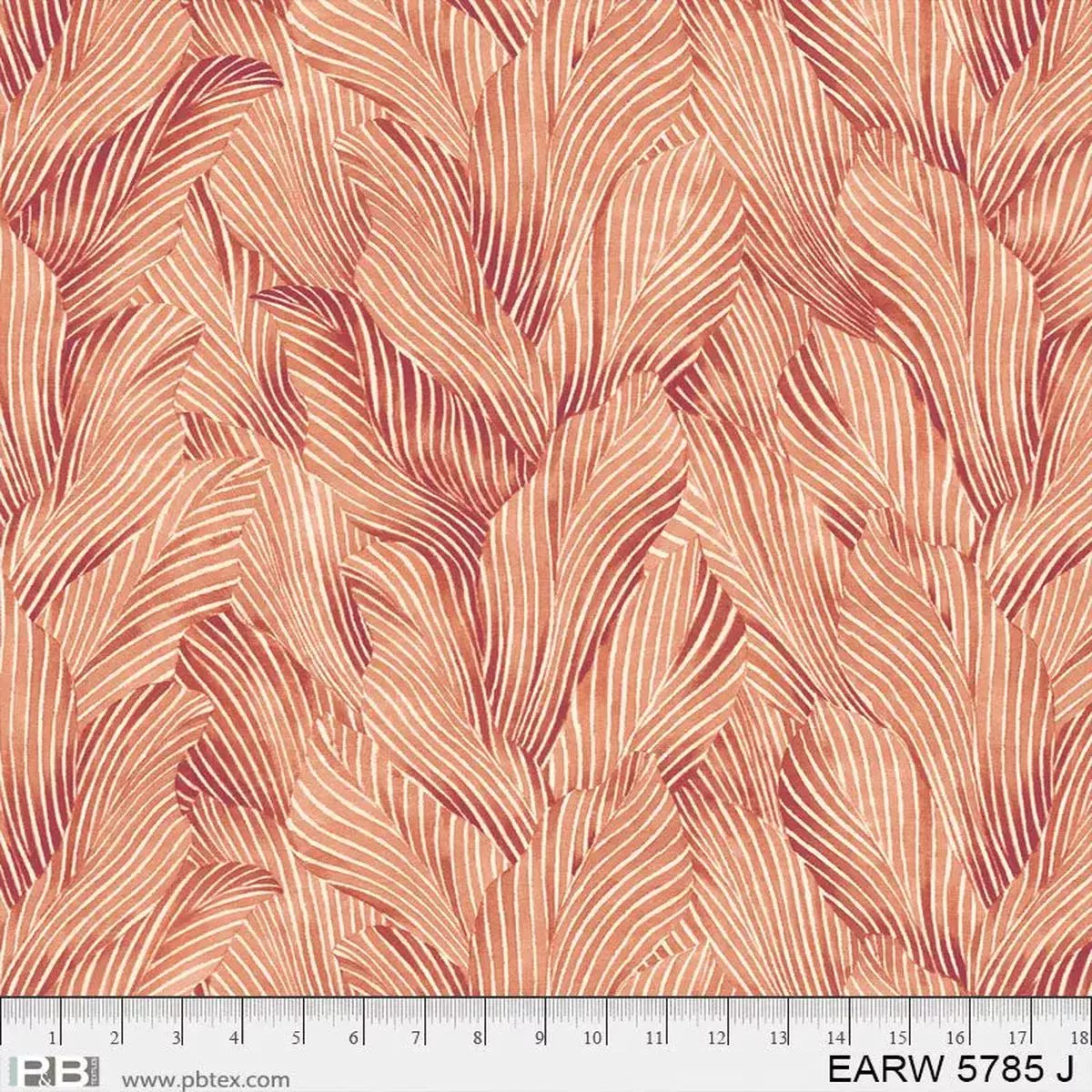 108″ Earth Tones Orange Leaf Cotton Wideback Fabric per yard