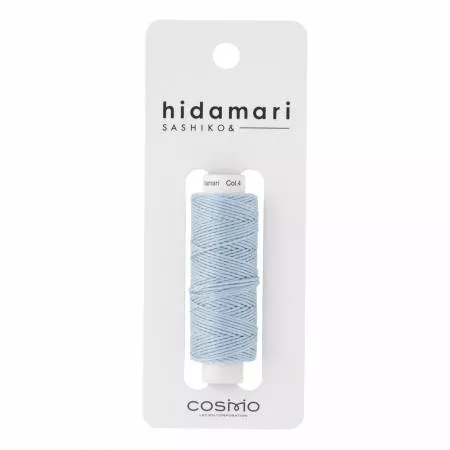 122301-004 Cosmo Hidamari 6 wt. Sashiko Solid Thread 30 Meters Sky