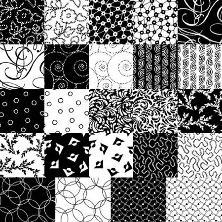 2-1/2in Strips Salt & Pepper 2, 40pcs/bundle
