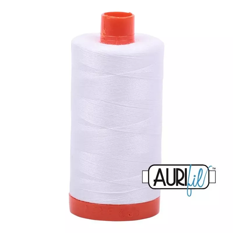 2024-white-aurifil-cotton-50wt-large-spool 2024 White Aurifil Cotton 50wt Large Spool