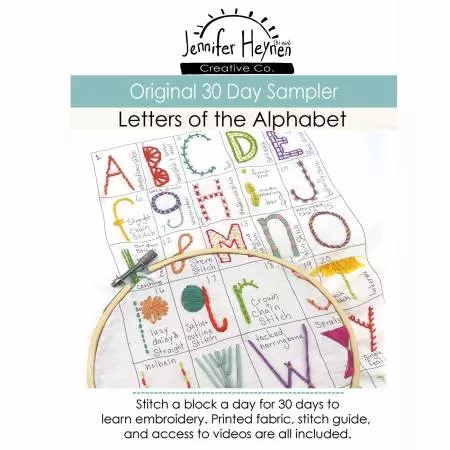 30 Day Sampler Letters of the Alphabet - Original