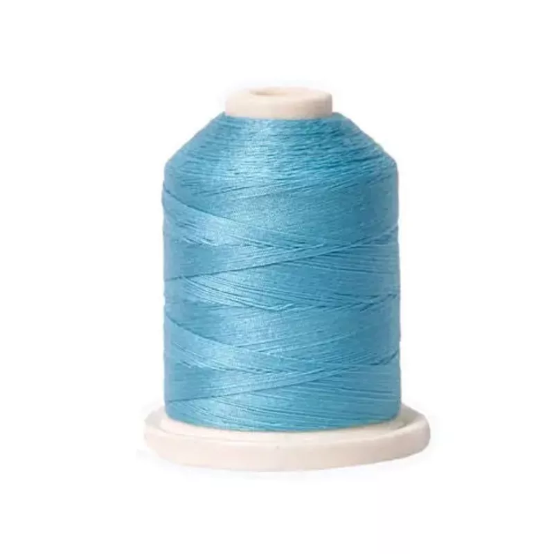 807-soft-cyan-signature-cotton-thread-mini-spool-40wt 807 Soft Cyan Signature Cotton Thread Mini Spool – 40WT