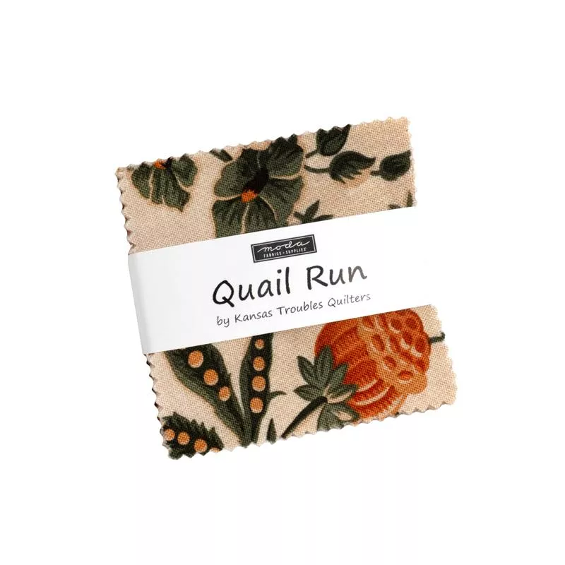 9830mc-quail-run-mini-charm-kansas-troubles 9830MC Quail Run Mini Charm Kansas Troubles