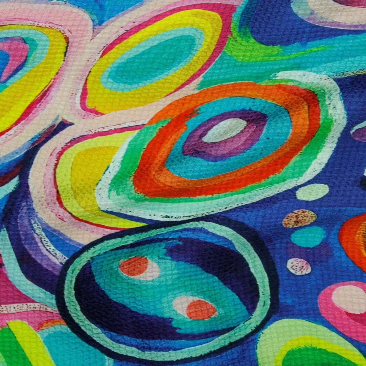 Abstract Bubble Shine Royal / Pink