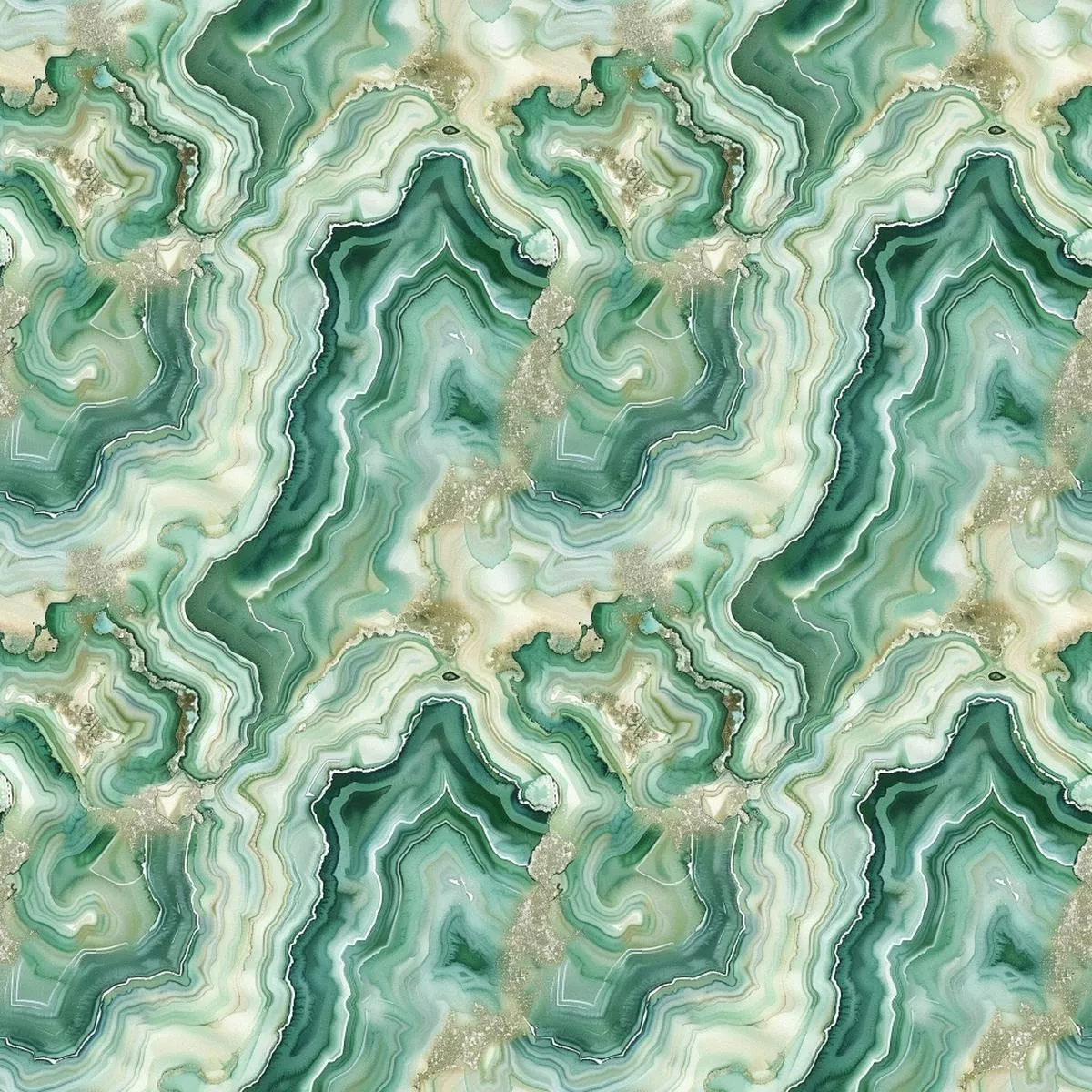 Agate Gemstones Pattern 5 Quilting Cotton Fabric