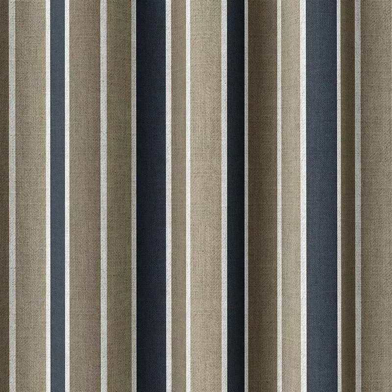austria-sky-fabric-by-metre-navy-blue-brown ‘Austria Sky’ Fabric by the Metre (Navy Blue/ Brown)