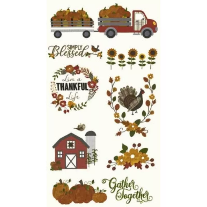 Autumn Gatherings Flannel Panel 49180 12f