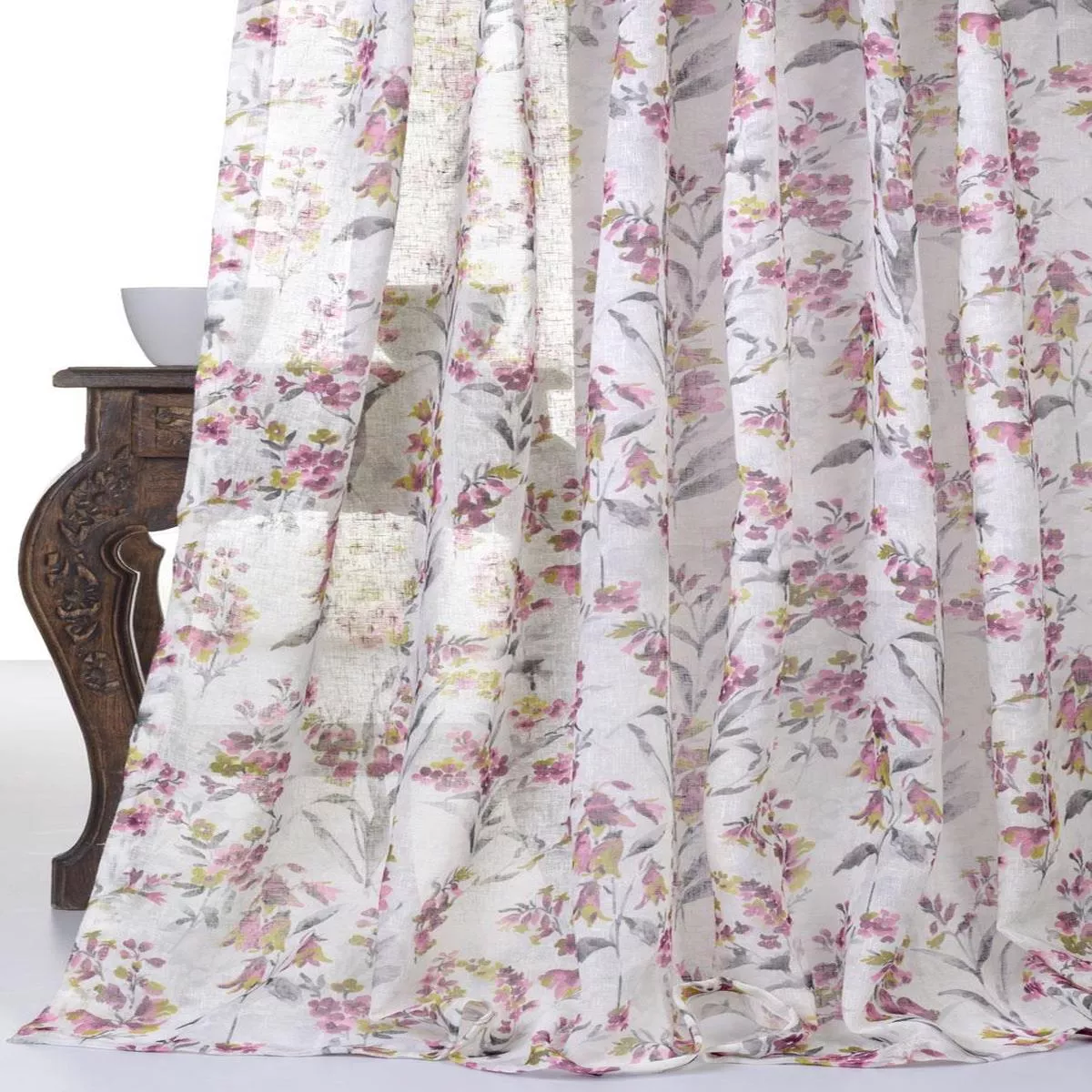 avenior-fabric-by-yard-pink-grey ‘Avenior’ Fabric by the Yard (Pink/ Grey)