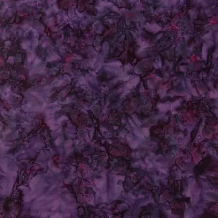 Batiks Elementals Color Play Mottled Purple Outburst