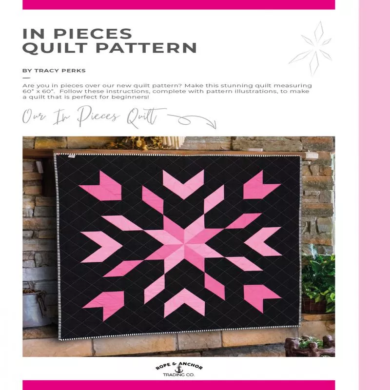 beginner-quilting-pattern-in-pieces-quiltby-tracy-perks-raa0026-pattern Beginner Quilting Pattern In Pieces Quiltby Tracy Perks RAA0026 Pattern