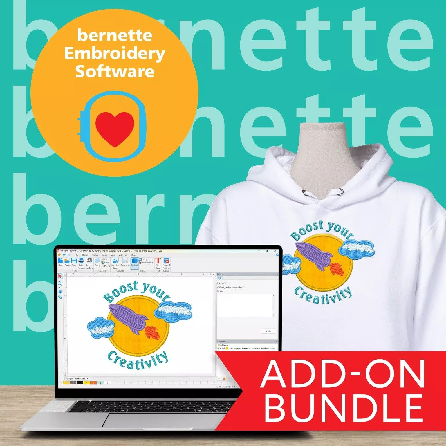 bernette-software-add-on-pro-upgrade-bundle-127es-bes-pro-c-by-dime-oesd Bernette Software Add-On PRO Upgrade Bundle -127ES-BES-PRO-C -by Dime for OESD