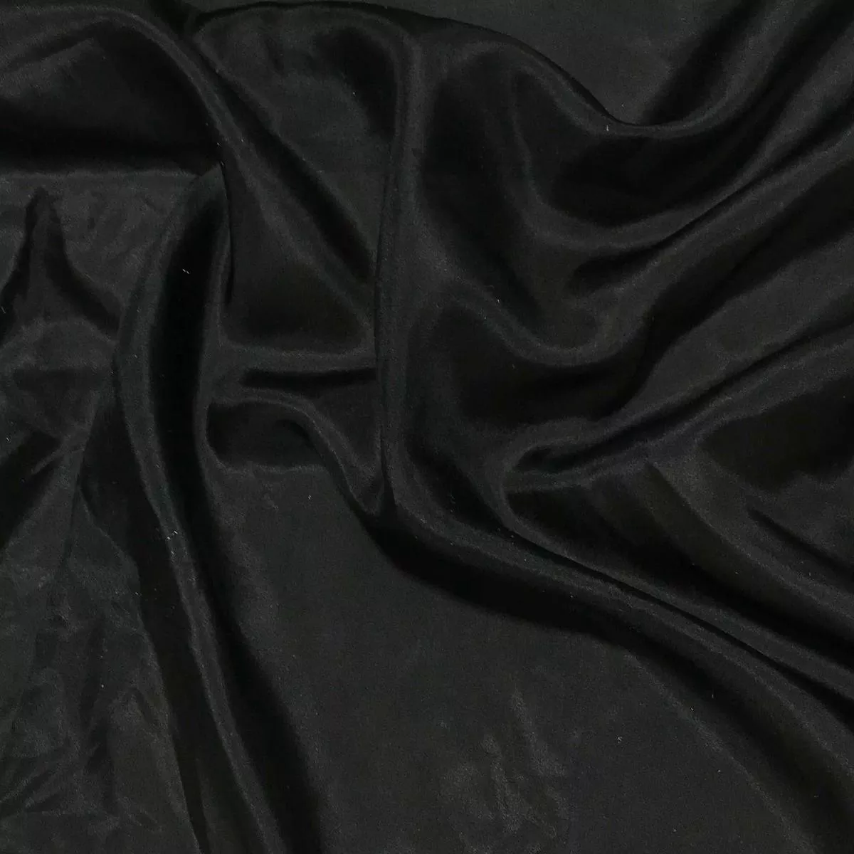Black – 8mm Silk Habotai