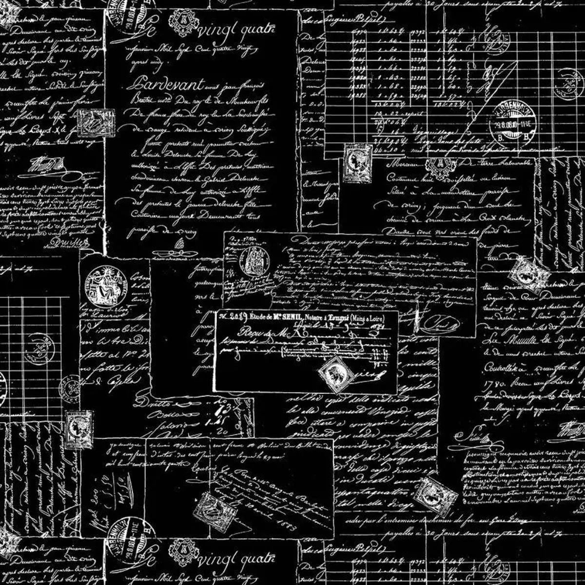 black-calligraphy-cotton-wideback-fabric-per-yard Black Calligraphy Cotton Wideback Fabric Per Yard