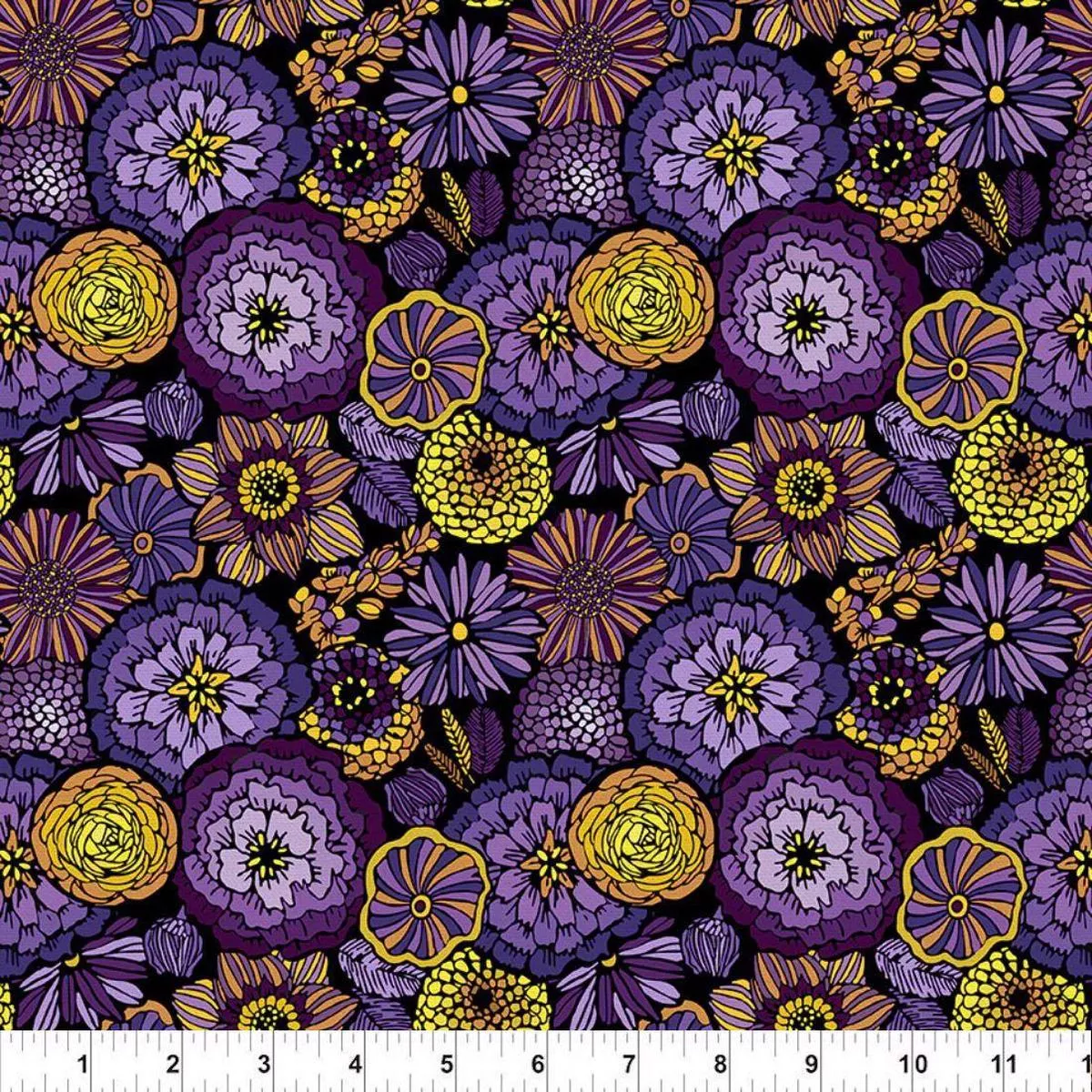 blooming-elegance-purple-yellow-by-paintbrush-studio Blooming Elegance Purple/Yellow by Paintbrush Studio