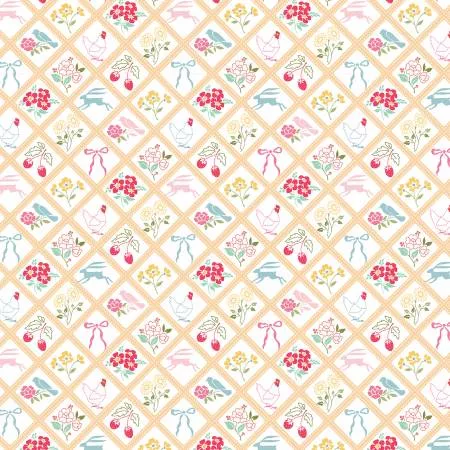 bon-jour-yellow-multipoppie-cotton-rc25246 Bon Jour Yellow/MultiPoppie Cotton RC25246