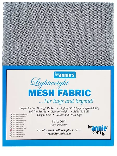byannie-s-lightweight-mesh-fabric-pewter ByAnnie’s Lightweight Mesh Fabric (Pewter)