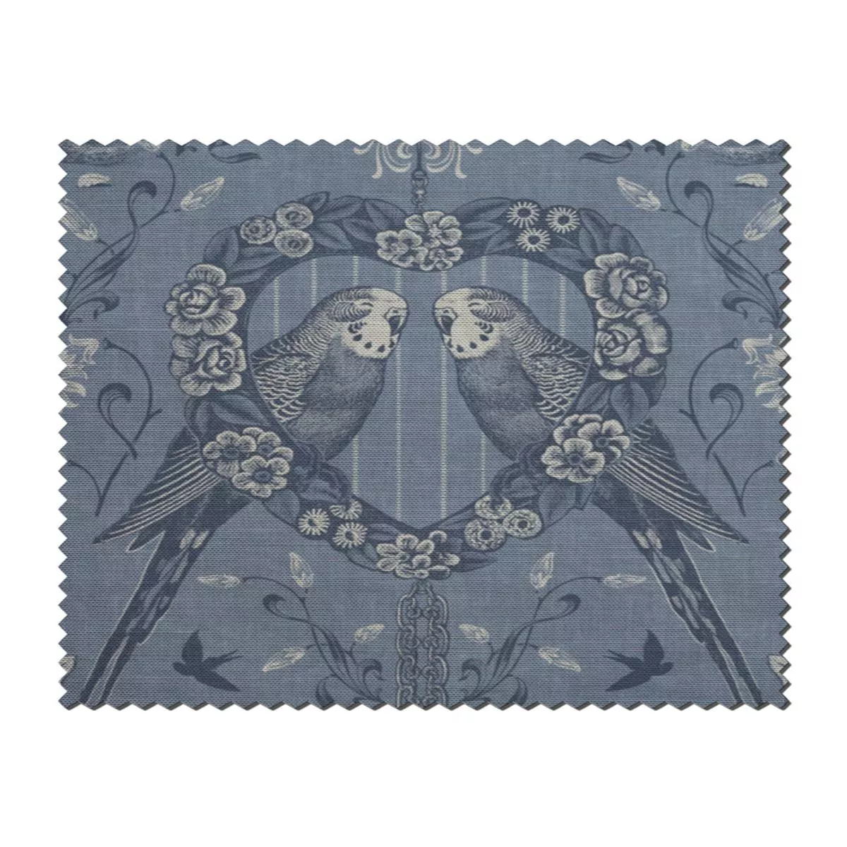 bye-bye-birdie-french-blue-linen-sample Bye Bye Birdie! ‘French Blue’ Linen Sample