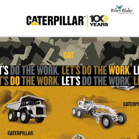 Caterpillar 100 Years 5in Squares, 42pcs/bundle