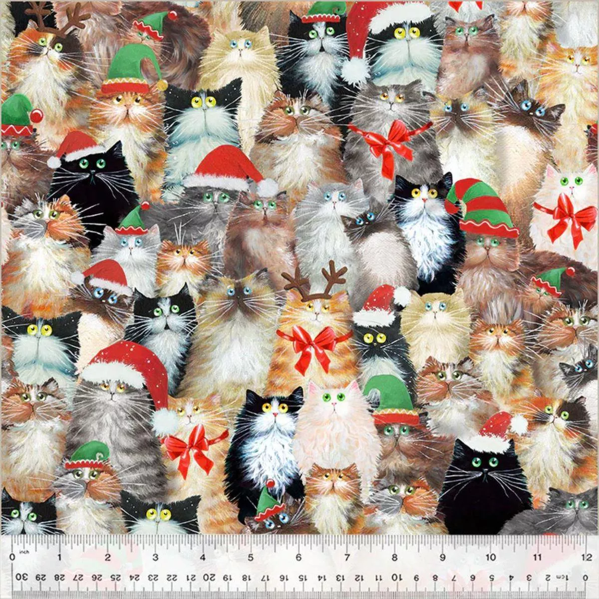 Cats in Hats Multi by Kim Haskins