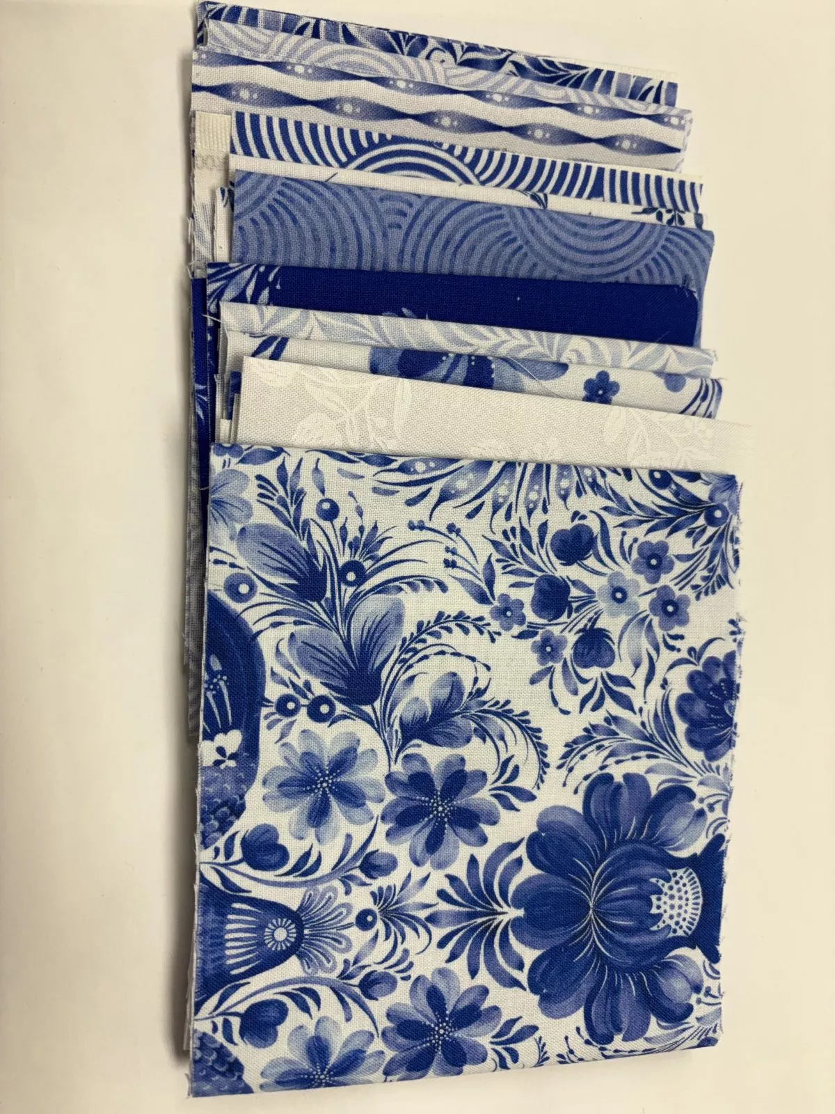 Chinoiserie Pots Fabric Bundle for Collage and More