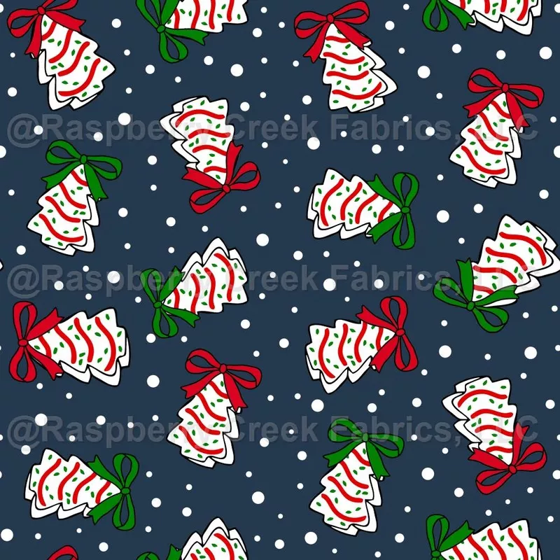 Christmas Tree Cakes Navy