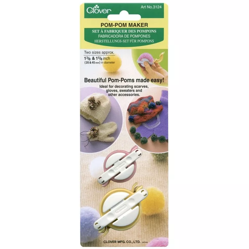 clover-3124-pom-pom-maker-small-sizes Clover 3124 Pom-Pom Maker Small Sizes