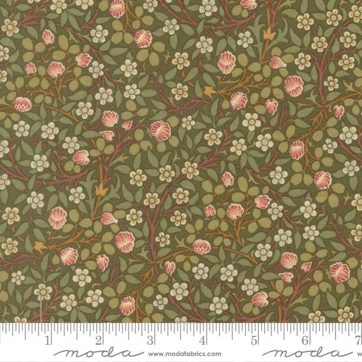 clover-small-floral-sage-by-barbara-brackman Clover Small Floral Sage by Barbara Brackman