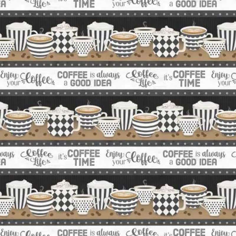 Coffee Life Multi Repeating Stripe 82668-912