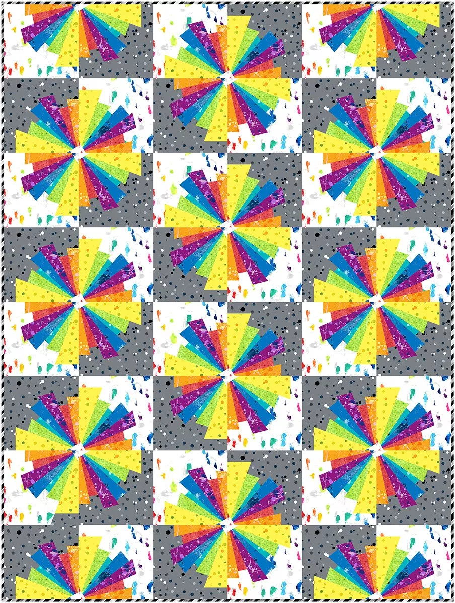color-twist-quilt-kit-featuring-hue Color Twist Quilt Kit Featuring Hue