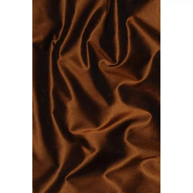 Copper Red Taffeta Silk Fabric