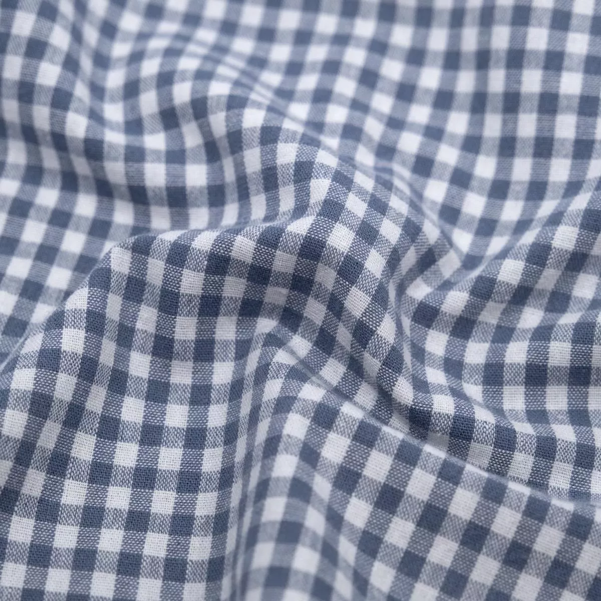 country-gingham-washed-cotton-bluestone-white Country Gingham Washed Cotton – Bluestone/White