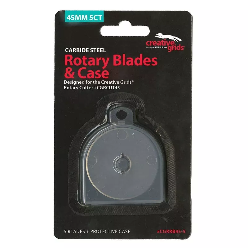 creative-grids-45mm-replacement-rotary-blade-5-pack Creative Grids 45mm Replacement Rotary Blade 5-pack