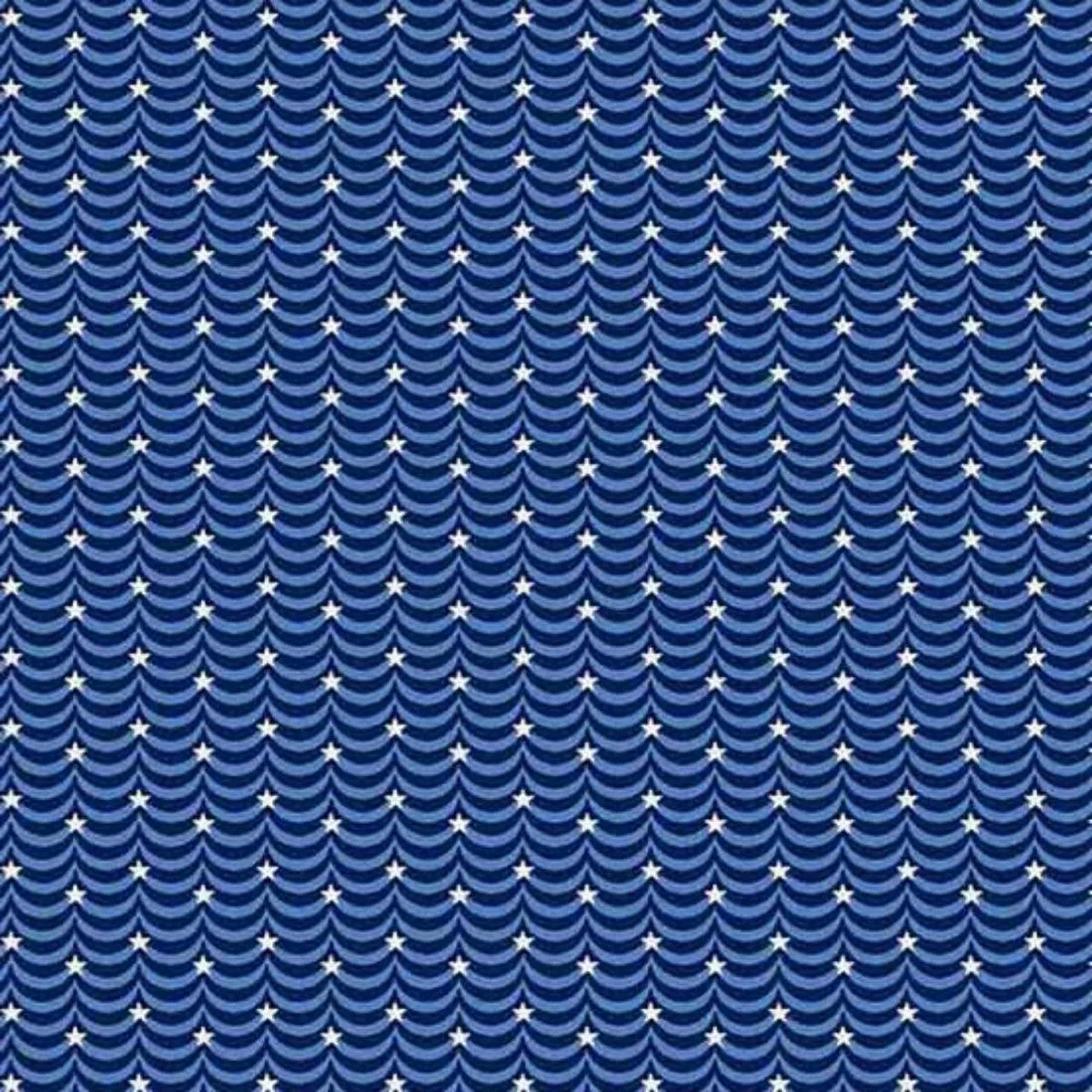 Curtain Stars Navy by AF Studio