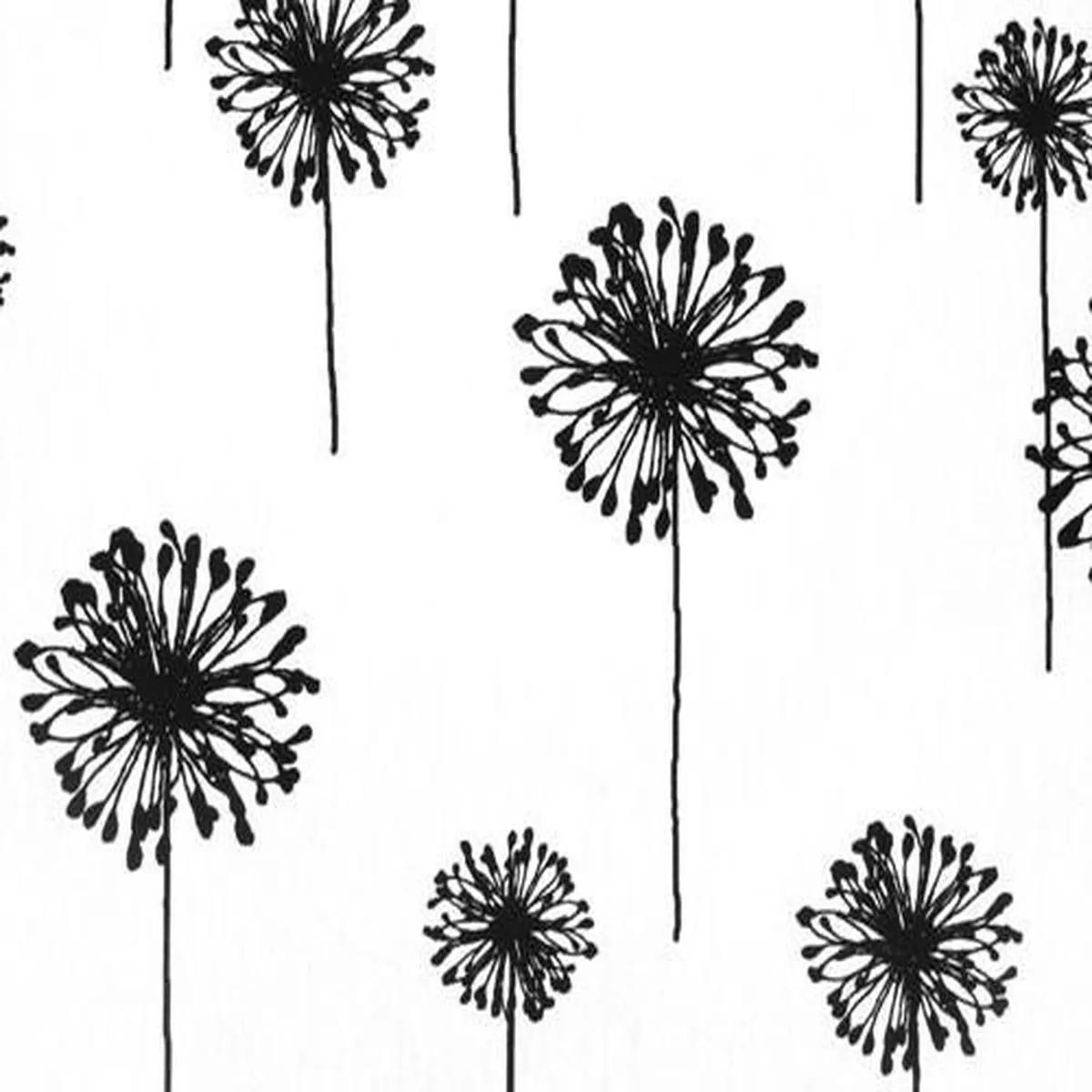 dandelion-white-black-fabric-by-premier-prints Dandelion White Black Fabric By Premier Prints