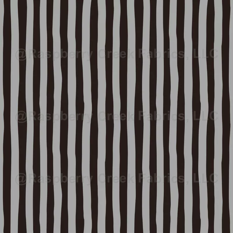 Dark Brown & Gray Wonky Stripes