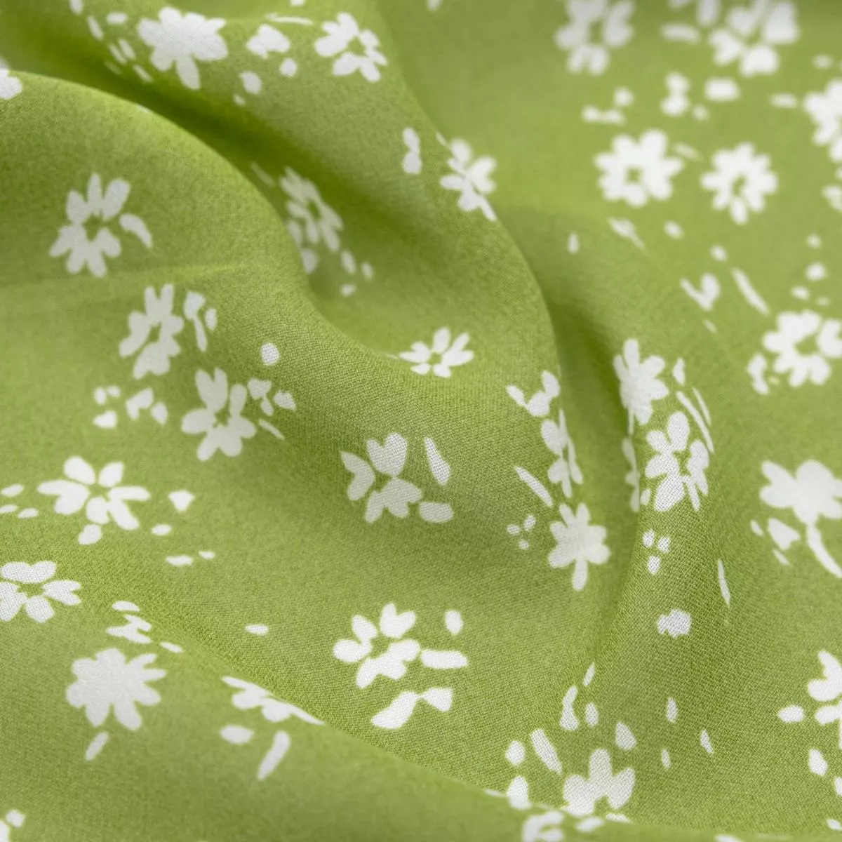 deadstock-april-viscose-georgette-spring-green-white Deadstock April Viscose Georgette – Spring Green/White