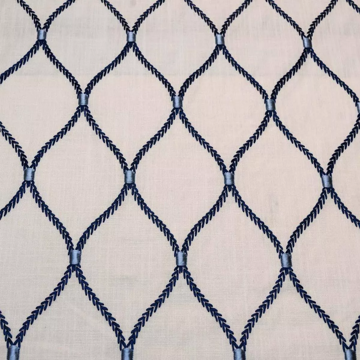 Deane Embroidery Porcelain Waverly Fabric