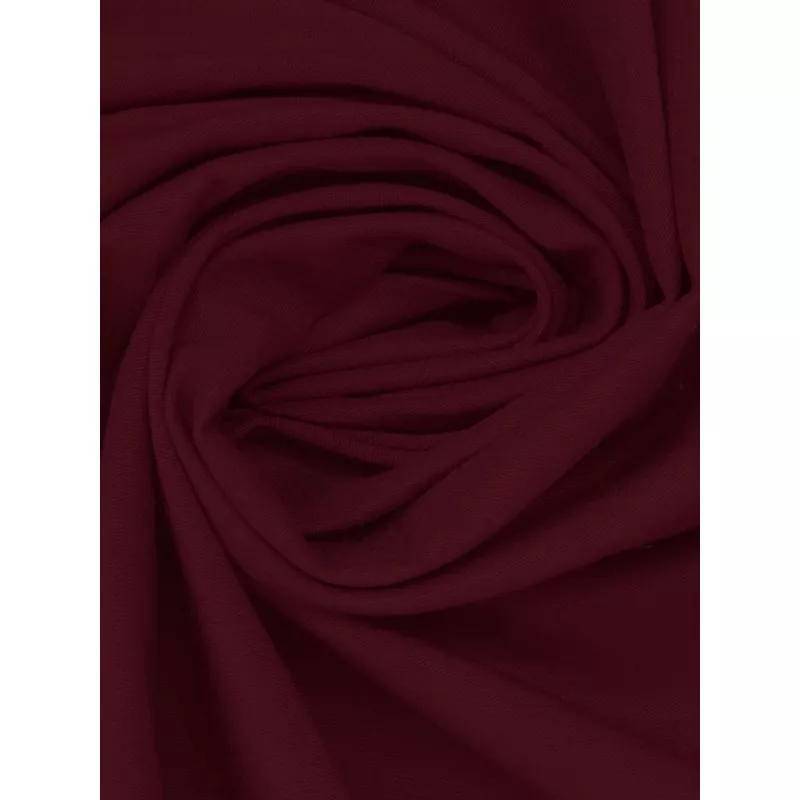 Deep Scarlet Rayon/Nylon/Lycra Stretch Bengaline Suiting 58W