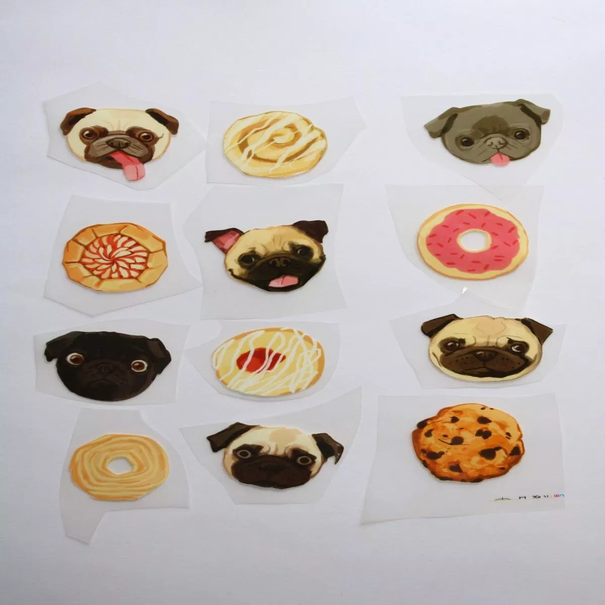 do-nut-pug-me-heat-transfer-iron-on Do-Nut Pug Me Heat Transfer, Iron-On