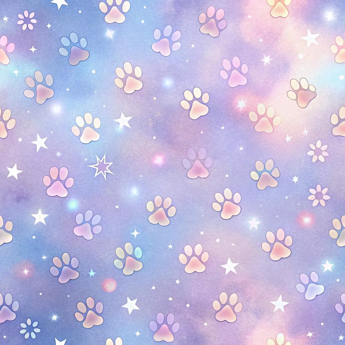 Dog Paws Pattern 11 Quilting Cotton Fabric