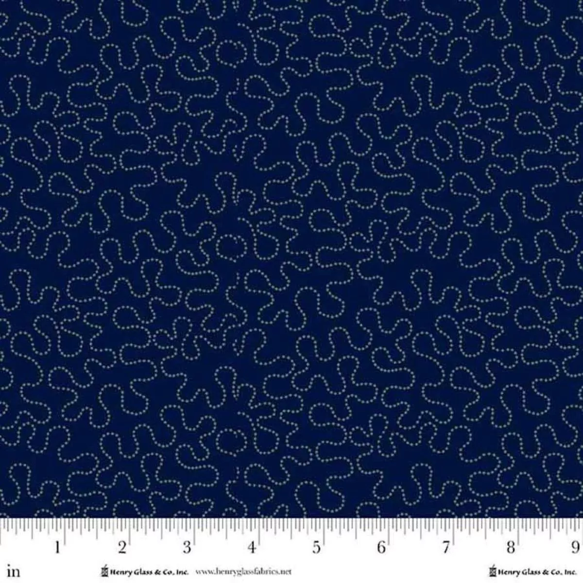 Dotted Stipple Navy by Kim Diehl