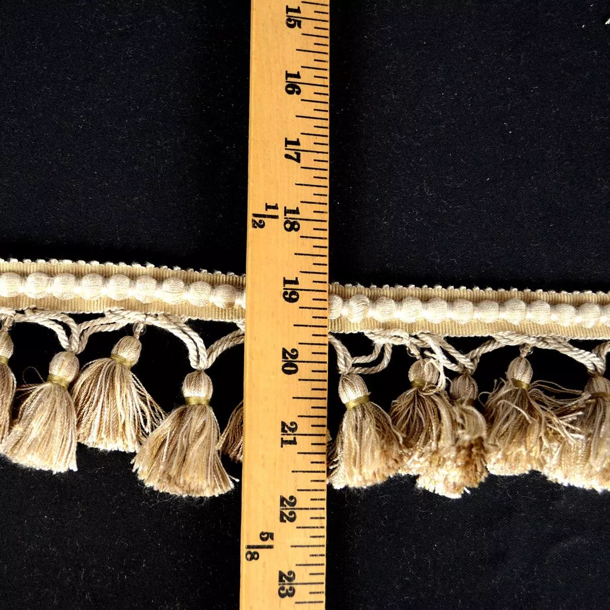 dt100-13-neutral-taupe-tassel-fringe DT100 13 Neutral Taupe Tassel Fringe