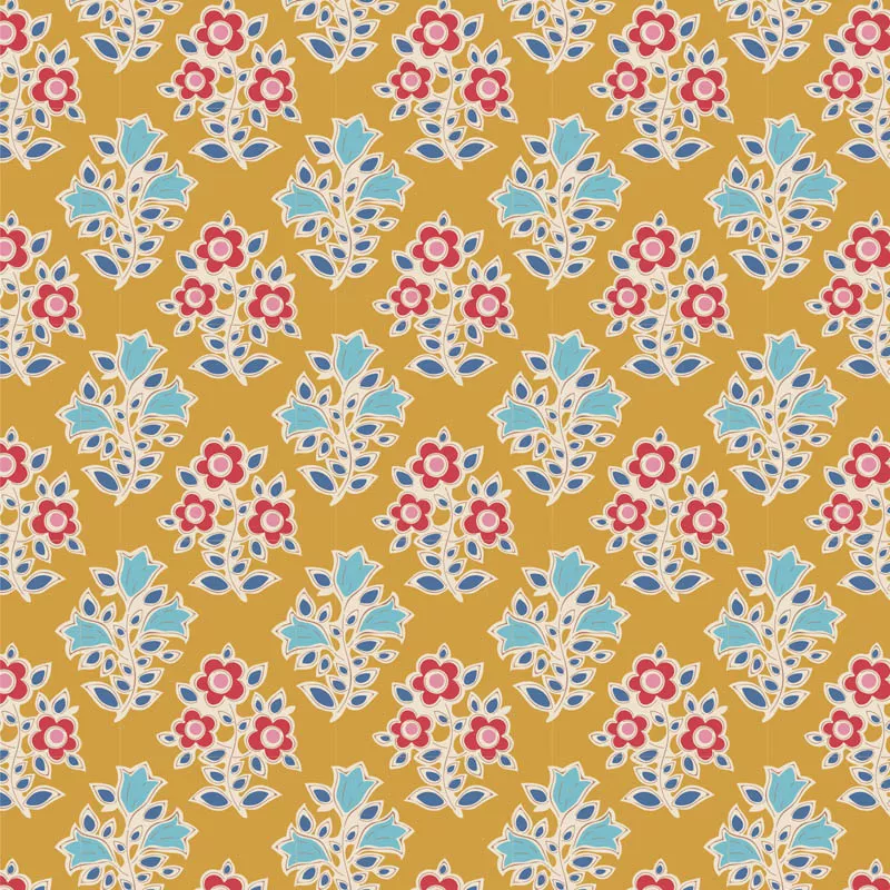 Farm Flowers – 110098 (Mustard)