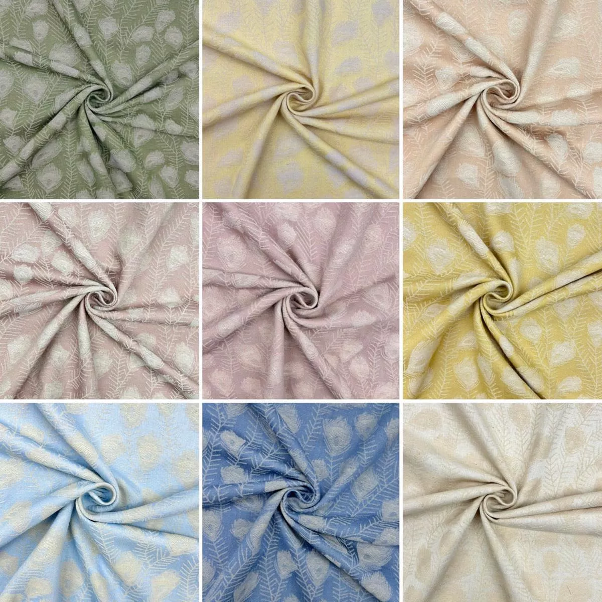 feather-leaves-linen-viscose-fabric Feather Leaves Linen Viscose Fabric