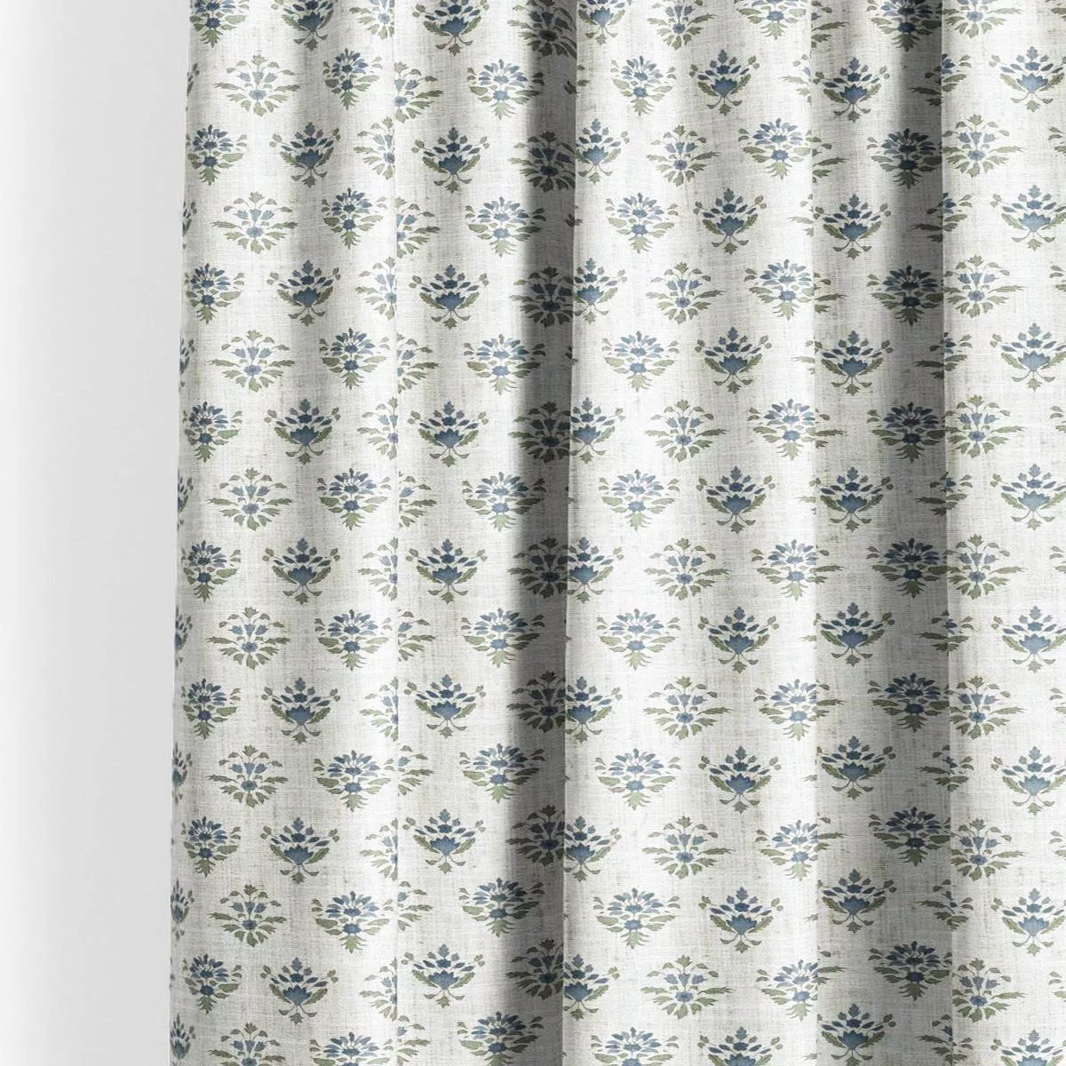 firaki-fabric-by-yard-off-white-navy-blue-green ‘Firaki’ Fabric by the Yard (Off-White/ Navy Blue/ Green)