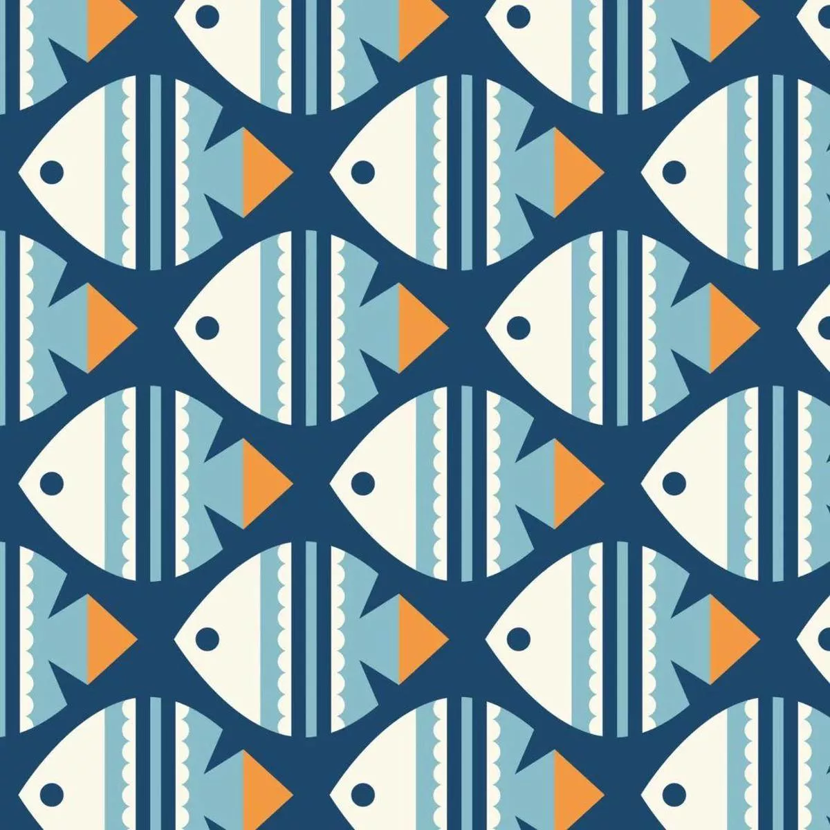 Fish Organic CANVAS by RouCouCou