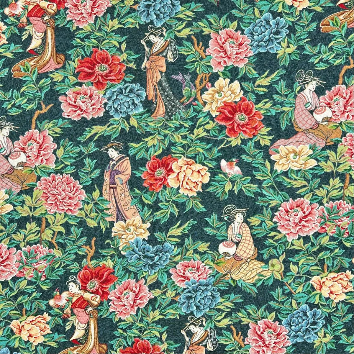 floral-kimono-tapestry-fabric Floral Kimono Tapestry Fabric