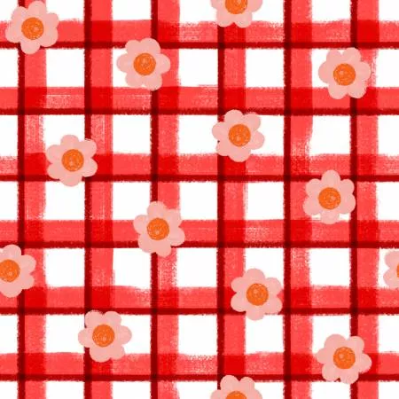 Floral Plaid Flannel